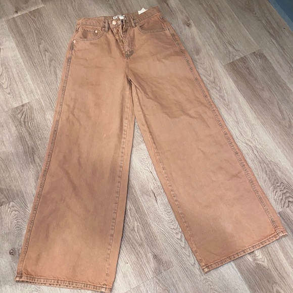 NWOT We The Free Crvy Gia High Rise Wide Leg Pants - Picture 1 of 4